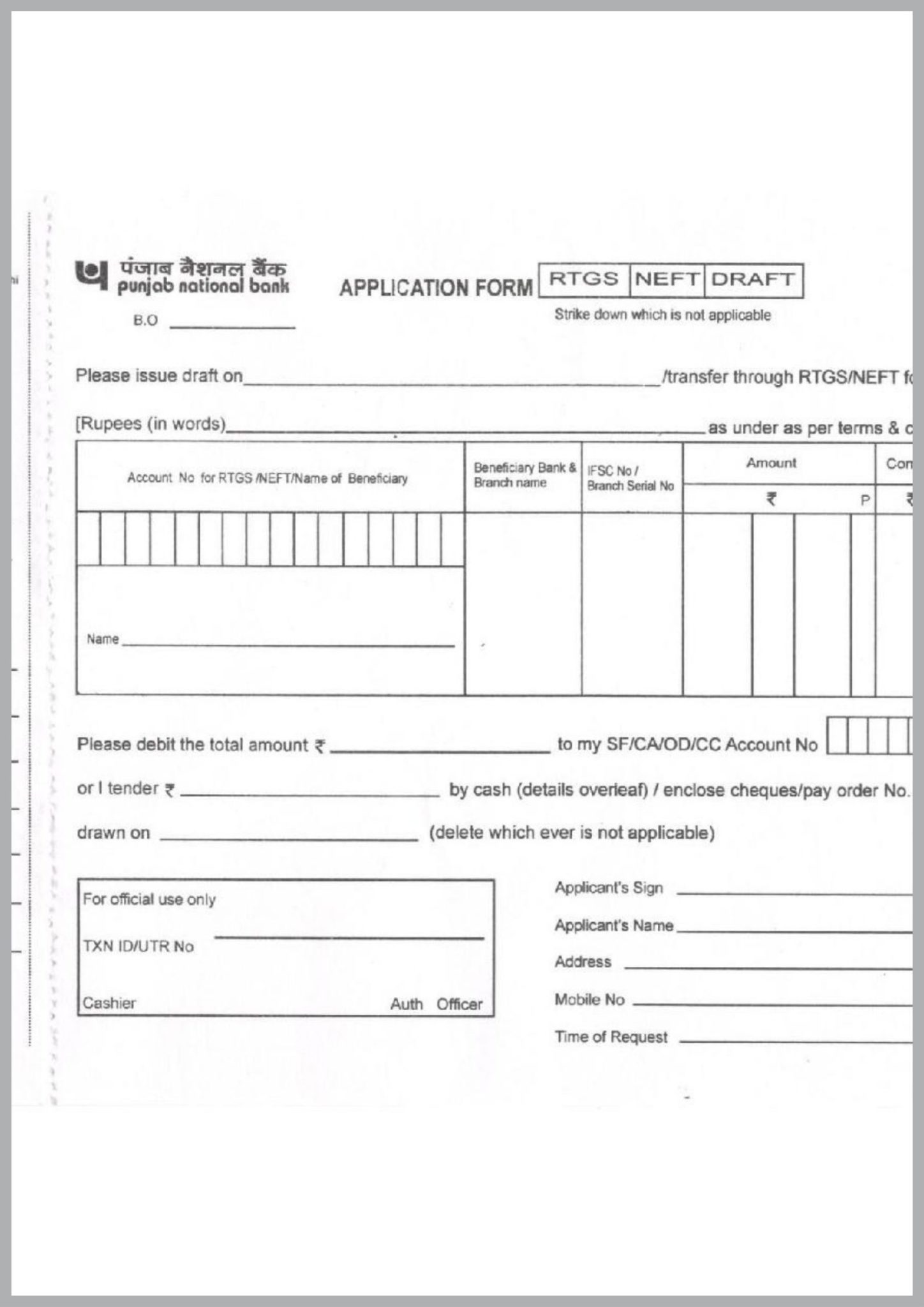 Hdfc Rtgs Neft Form Pdf Download 9909